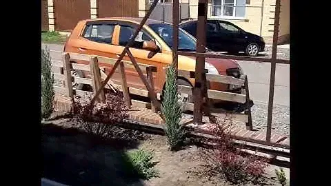 Откатные ворота в Ростове на Дону Алютех