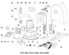 ALUTECH Ключ замка разблокировки, RTO.13