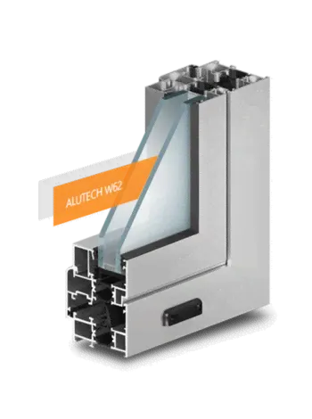 Алюминиевые окна ALUTECH W 62