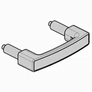 Alutech ALUTECH Ручка, HGI-40.006, 407410800-0