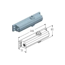 DP0207 Доводчик дверной Alutech (шт.)