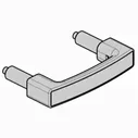 Alutech ALUTECH Ручка, HGI-40.006, 407410800