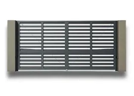 Распашные ворота с автоматикой Alutech Prestige 4000х2000 мм