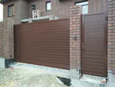 Откатные ворота ALUTECH 4000X2460 мм