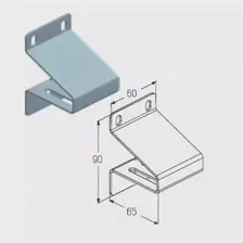 Alutech Кронштейн верхний RBI125